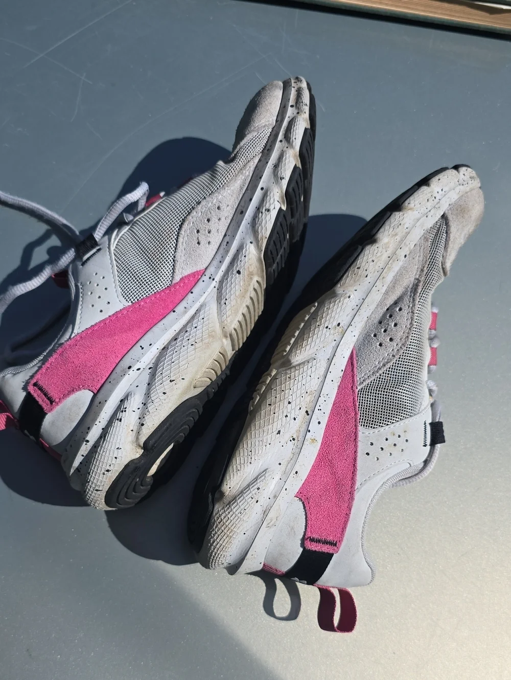 Under Armour Charged Vessert Pink Speckle Athletic Sneakers Running Shoes W 9.5